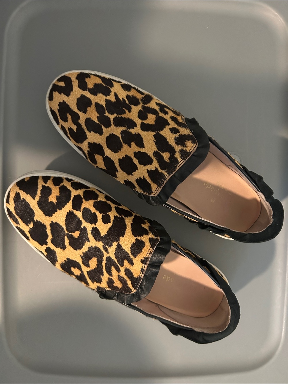 Kate Spade Leopard-Print Slip-On sneakers 🐆
